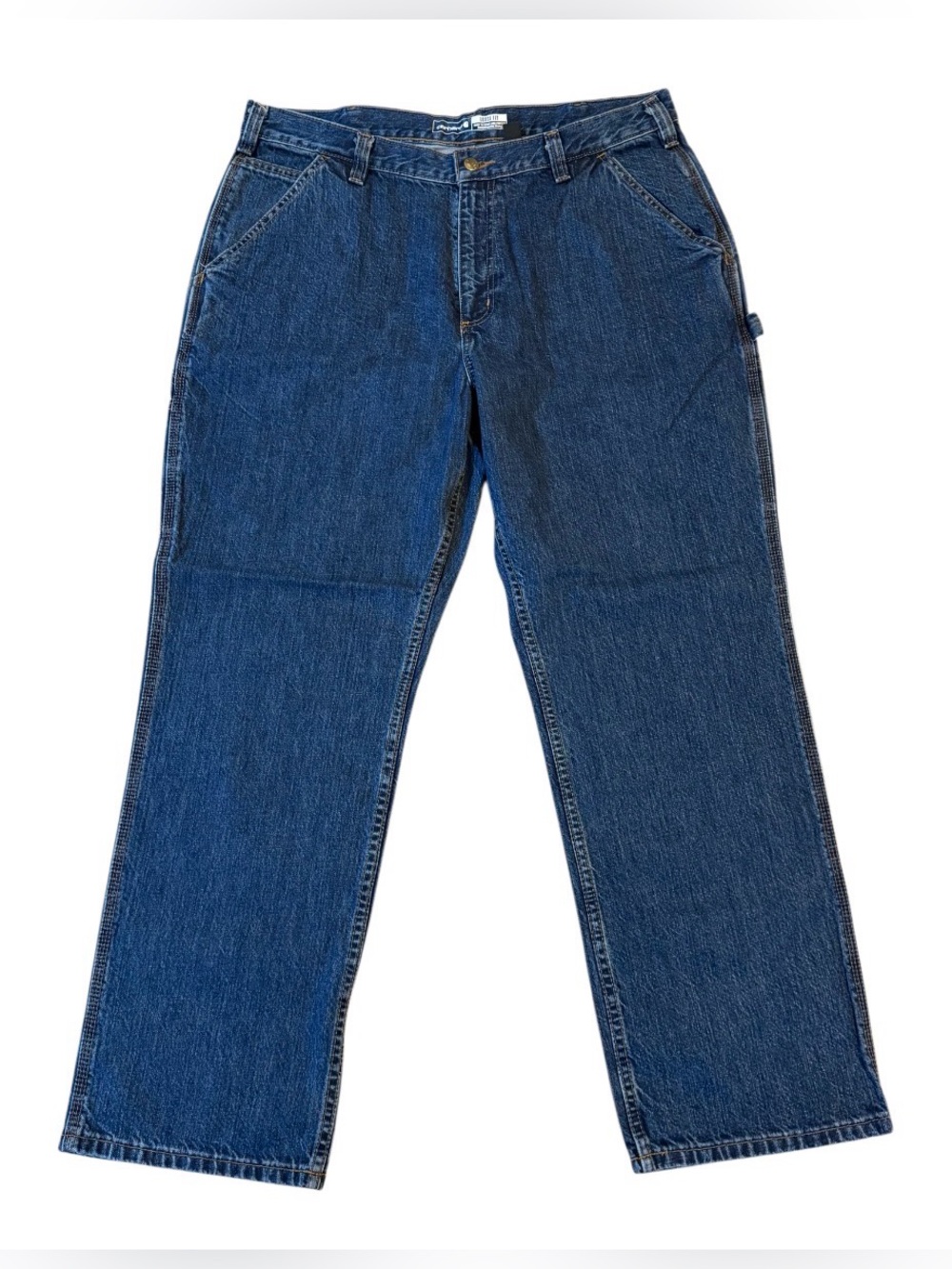 NWT Carhartt Men’s Loose Fit Utility Carpenter Jeans 38x30 Blue Denim